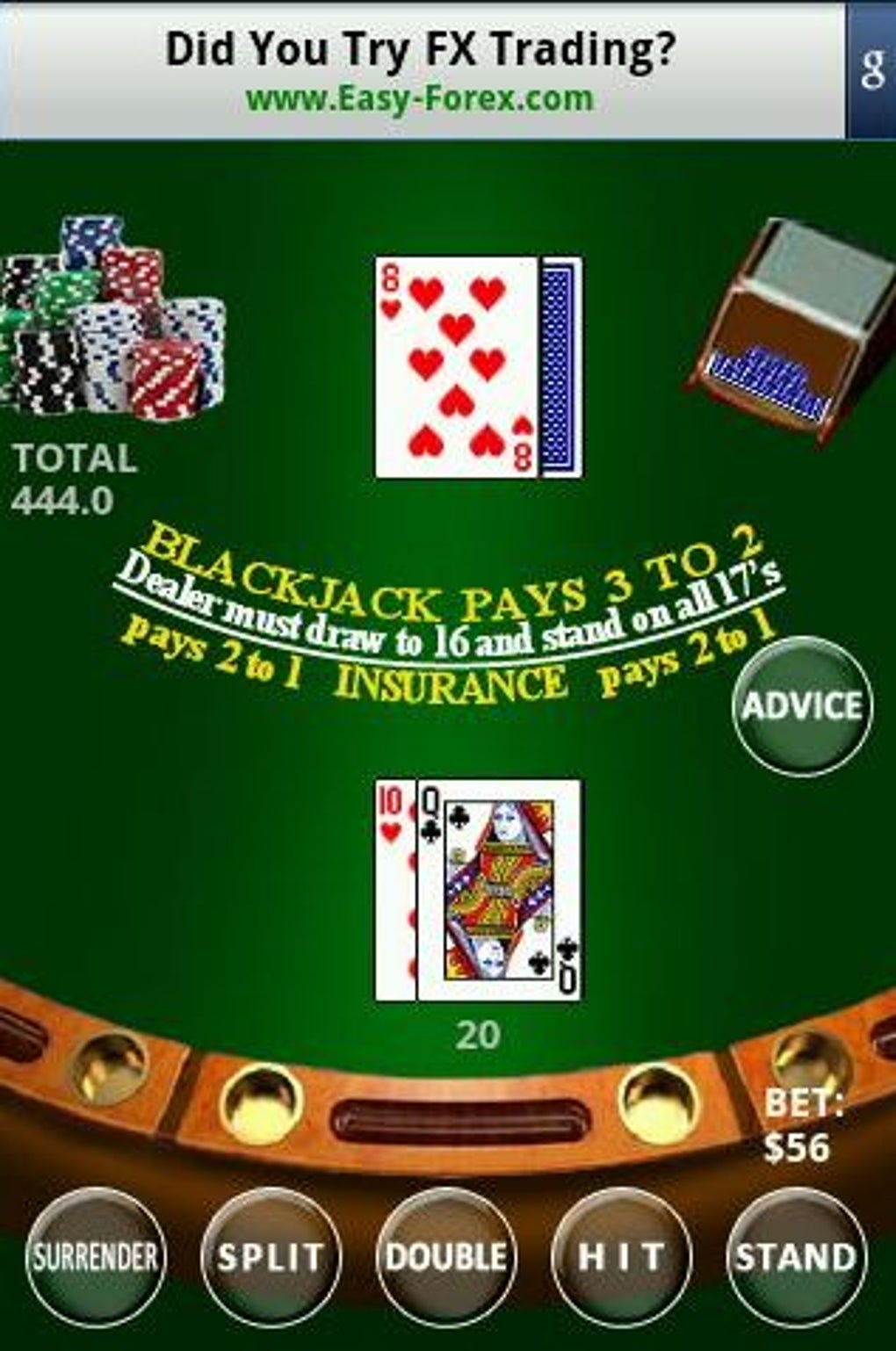 Blackjack Masası